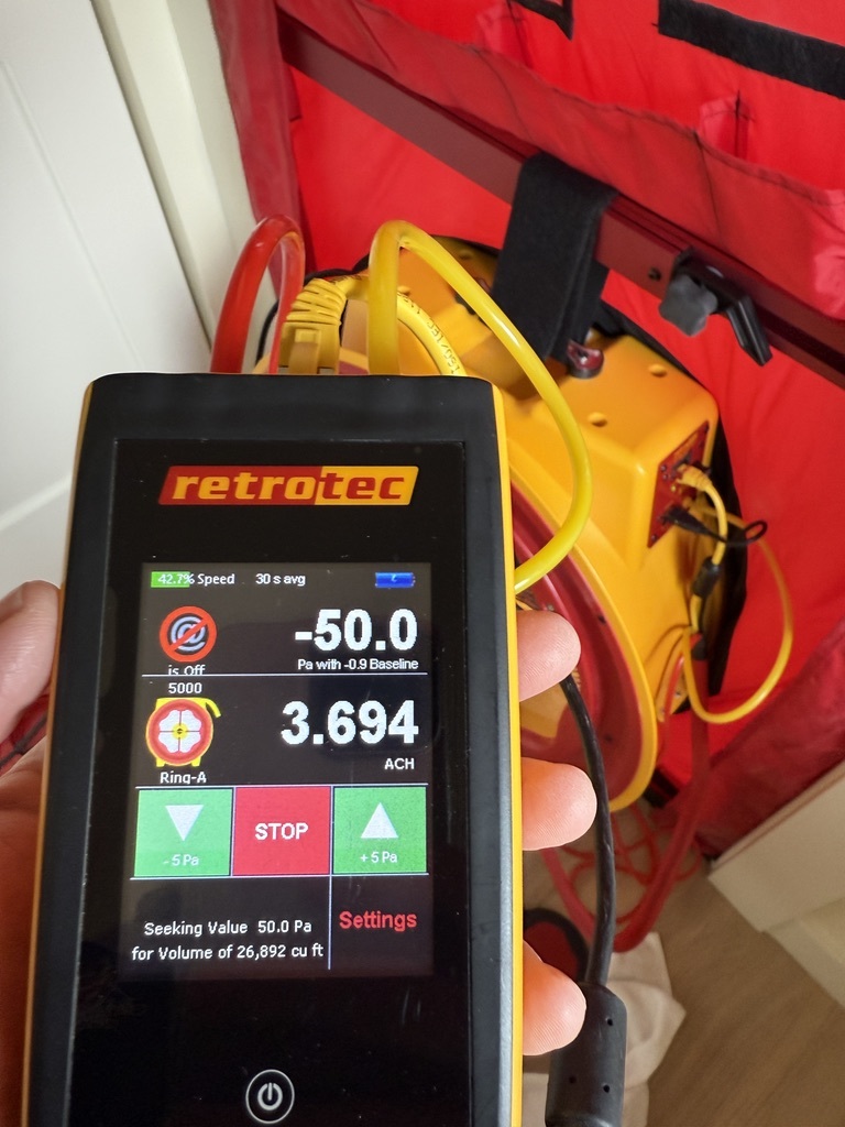 Blower Door Testing