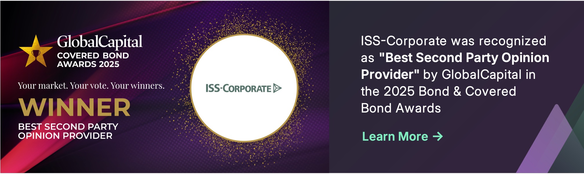 Best SPO Provider for Covered Bond at the 2025 GlobalCapital Covered Bond Awards