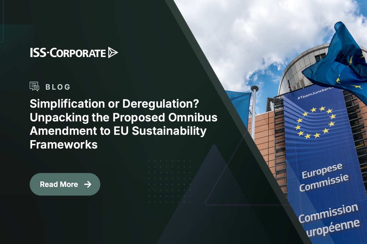 EU Sustainability: Proposed Omnibus Amendment Explained