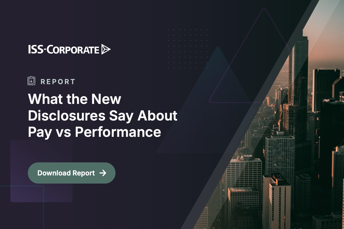 What the New Disclosures Say About Pay vs Performance