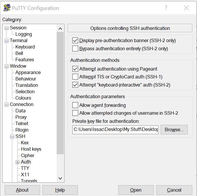 putty-ssh-auth