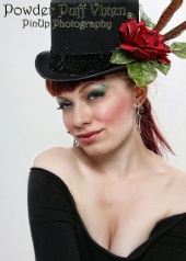Powder Puff Vixen Pinup 