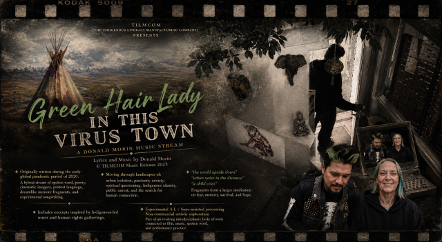 Cover Version of GREEN HAIR LADY IN THIS VIRUS TOWN A Donald Morin Music Stream
