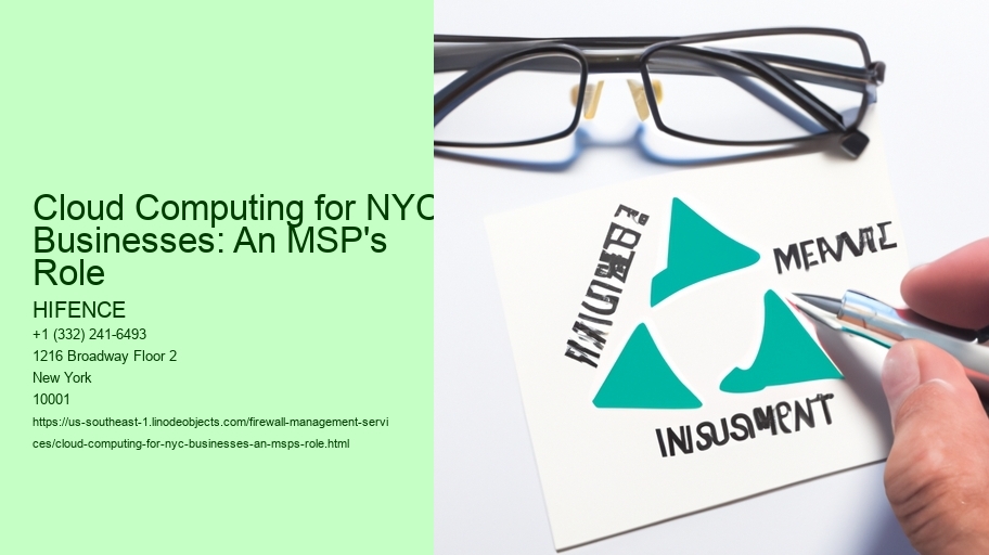 Cloud Computing for NYC Businesses: An MSP's Role