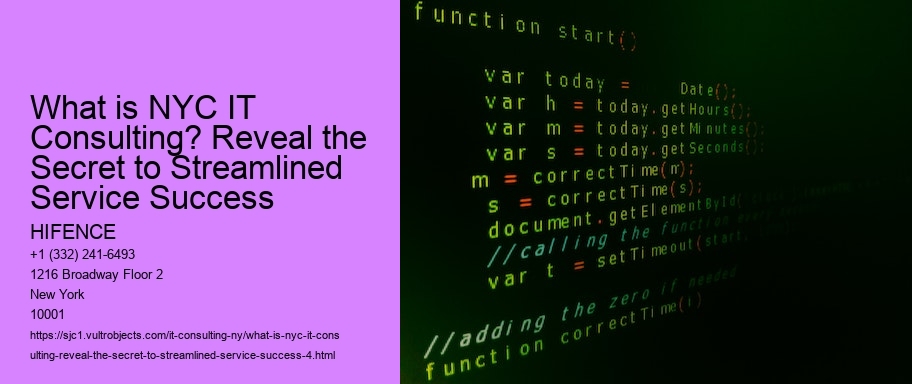 What is NYC IT Consulting? Reveal the Secret to Streamlined Service Success