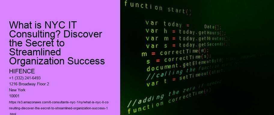 What is NYC IT Consulting? Discover the Secret to Streamlined Organization Success