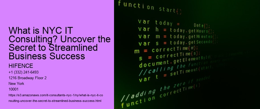 What is NYC IT Consulting? Uncover the Secret to Streamlined Business Success