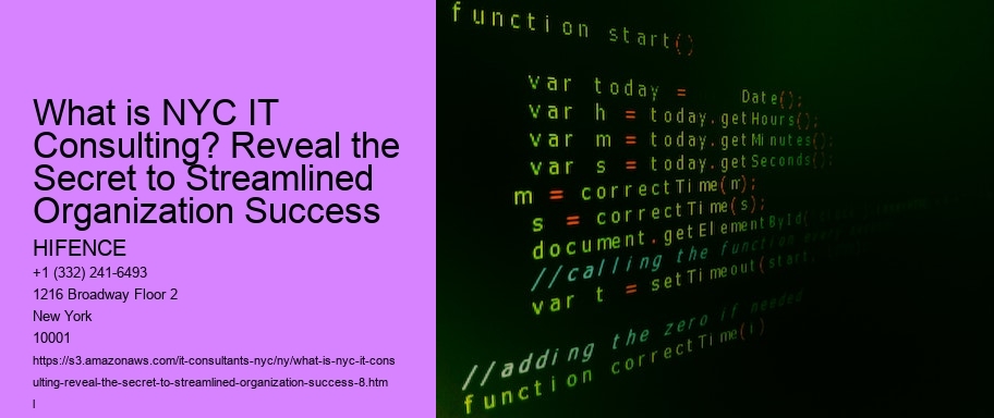 What is NYC IT Consulting? Reveal the Secret to Streamlined Organization Success