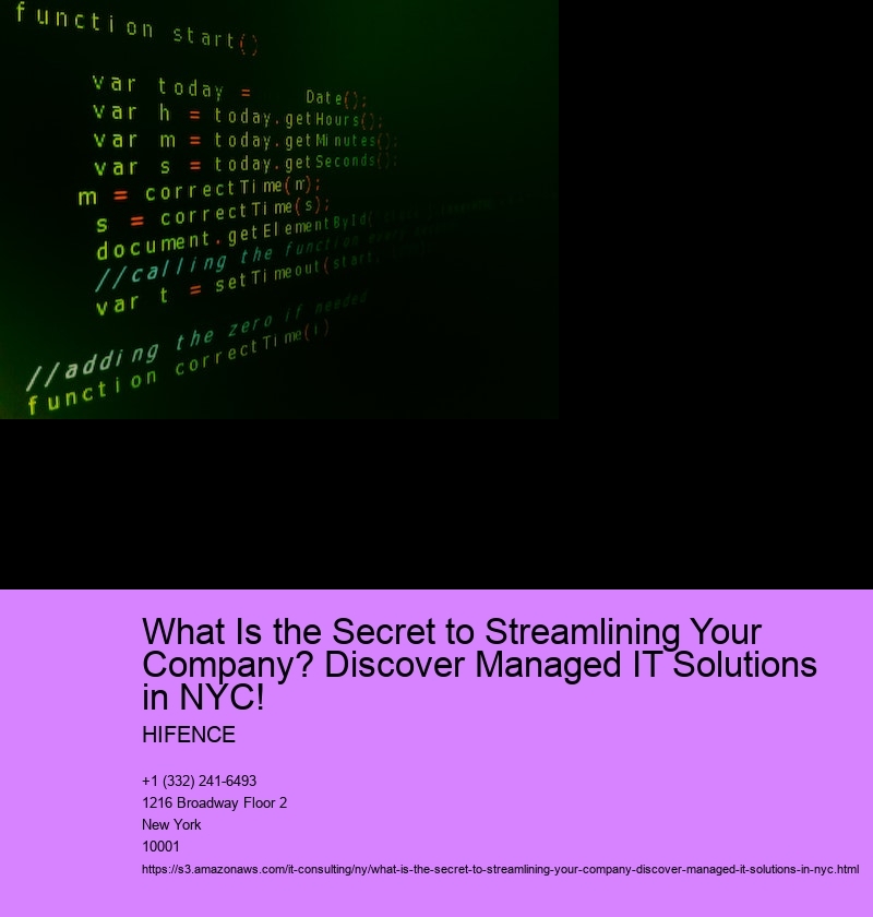 What Is the Secret to Streamlining Your Company? Discover Managed IT Solutions in NYC!