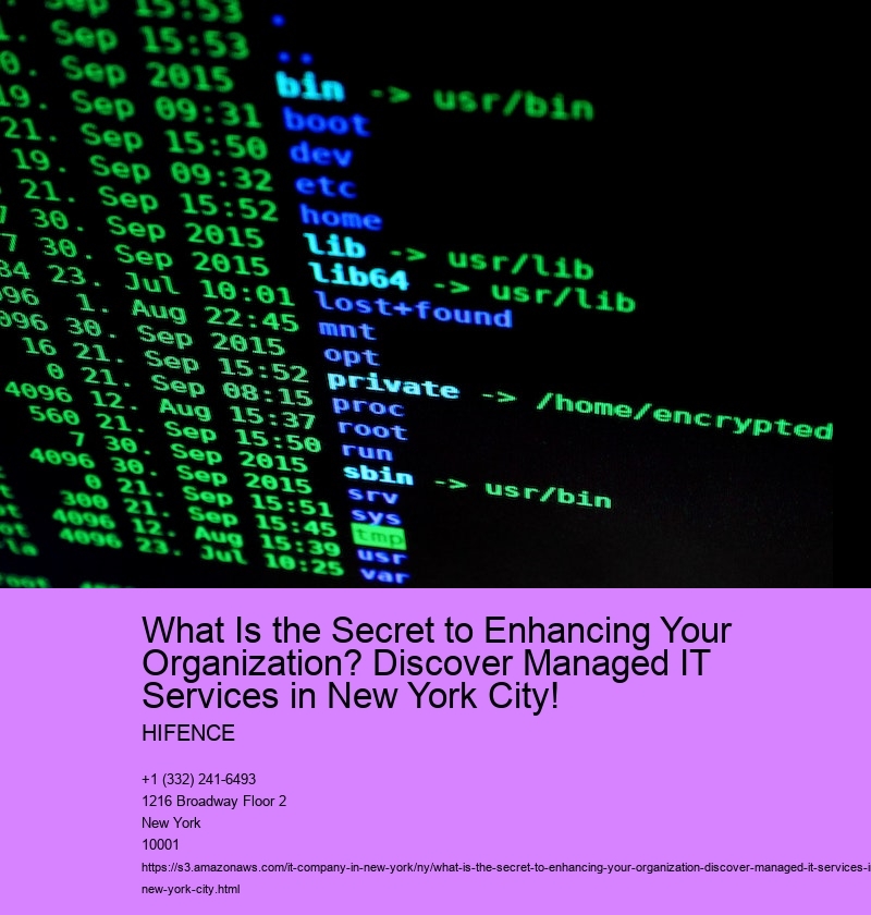 What Is the Secret to Enhancing Your Organization? Discover Managed IT Services in New York City!