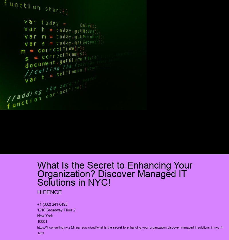 What Is the Secret to Enhancing Your Organization? Discover Managed IT Solutions in NYC!