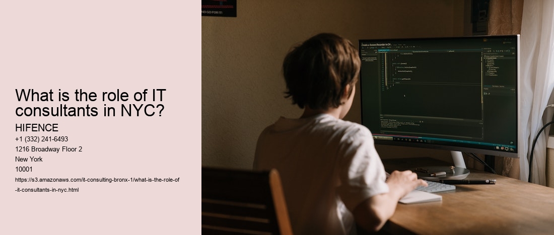 What is the role of IT consultants in NYC?