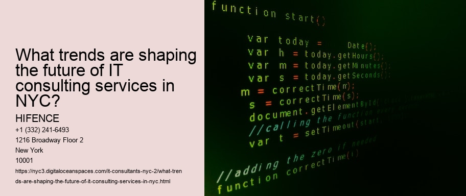 What trends are shaping the future of IT consulting services in NYC?
