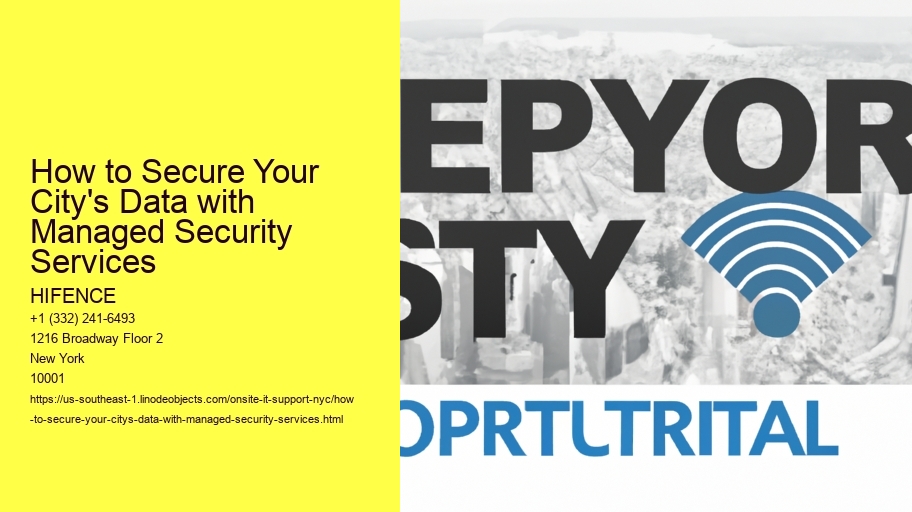 How to Secure Your City's Data with Managed Security Services