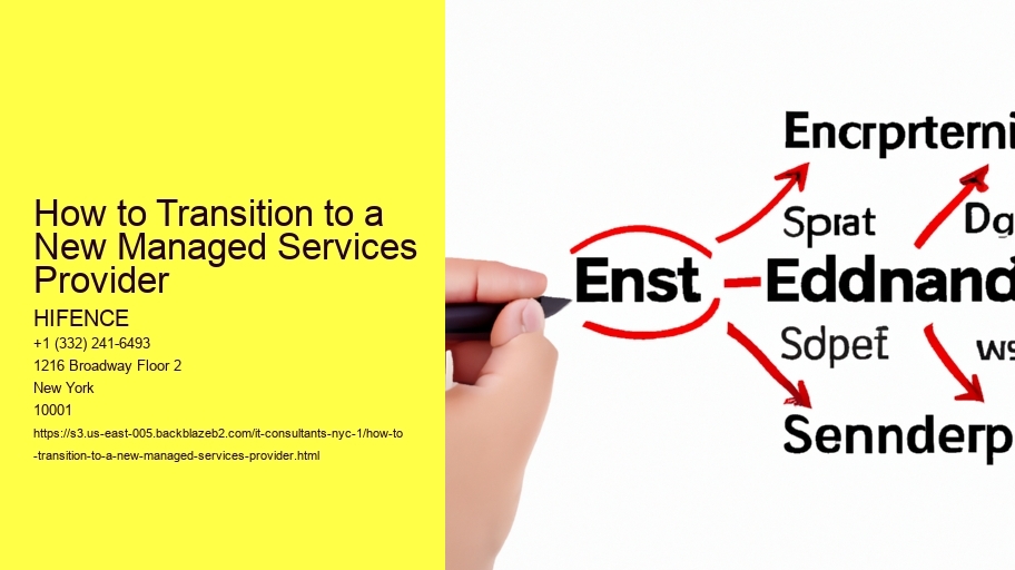 How to Transition to a New Managed Services Provider
