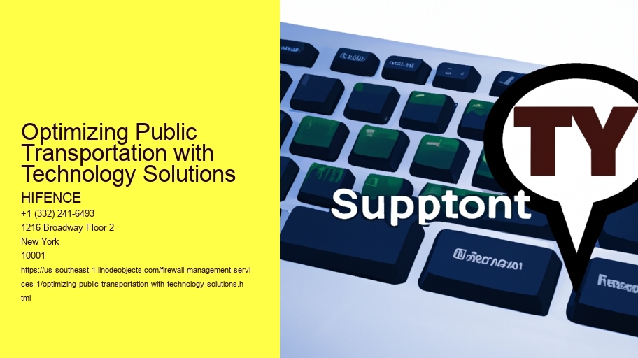 Optimizing Public Transportation with Technology Solutions