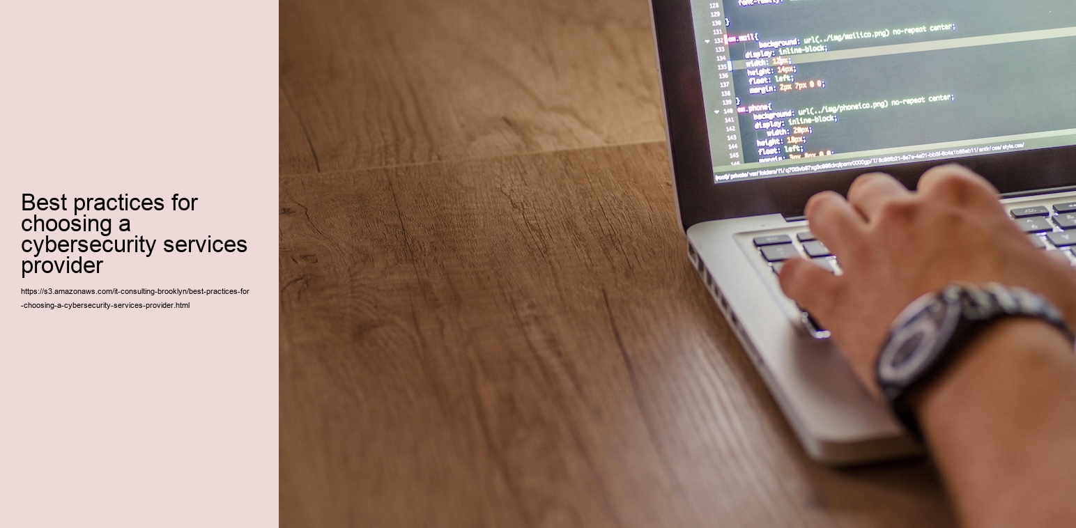 Best practices for choosing a cybersecurity services provider