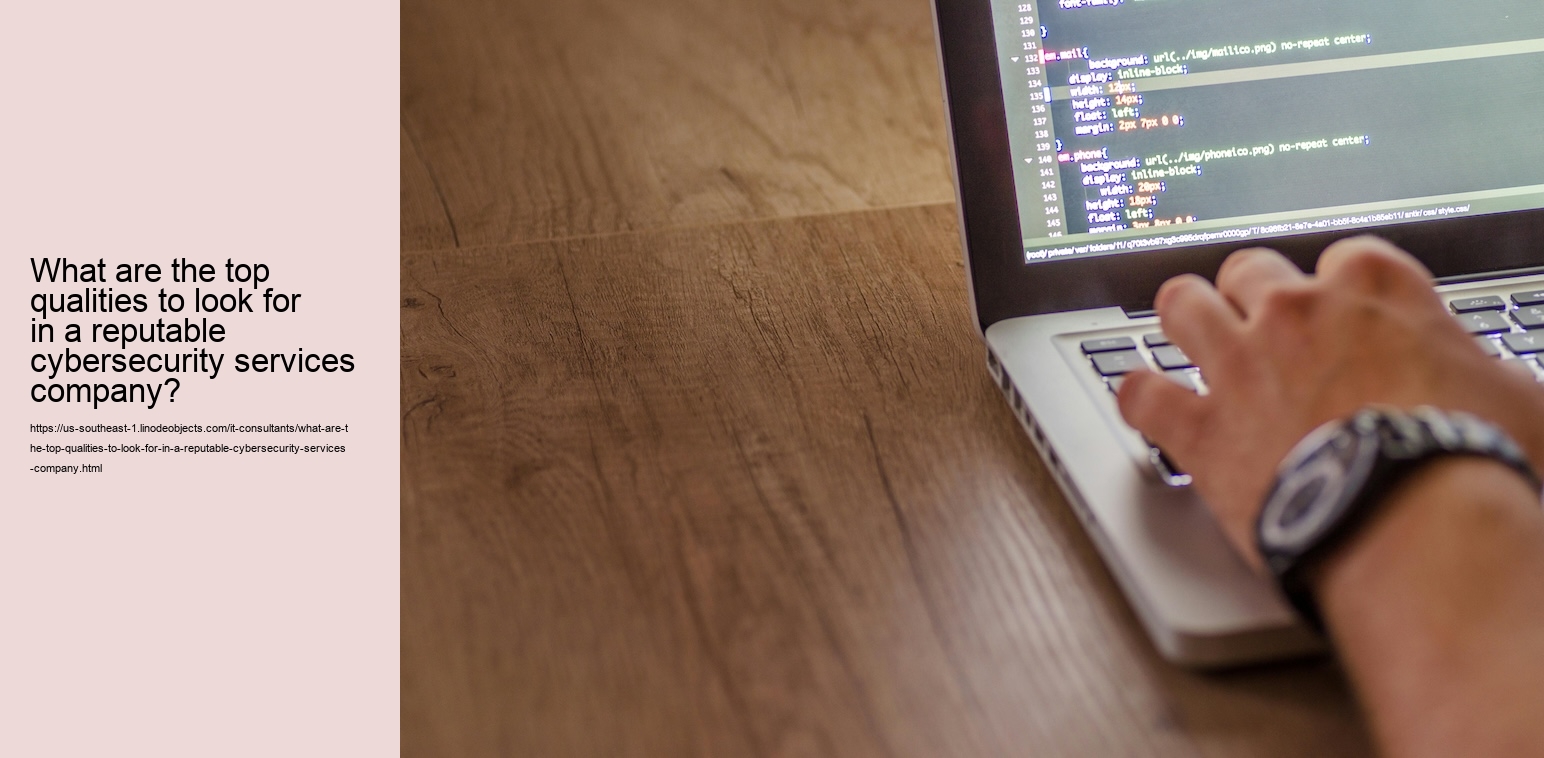 What are the top qualities to look for in a reputable cybersecurity services company?