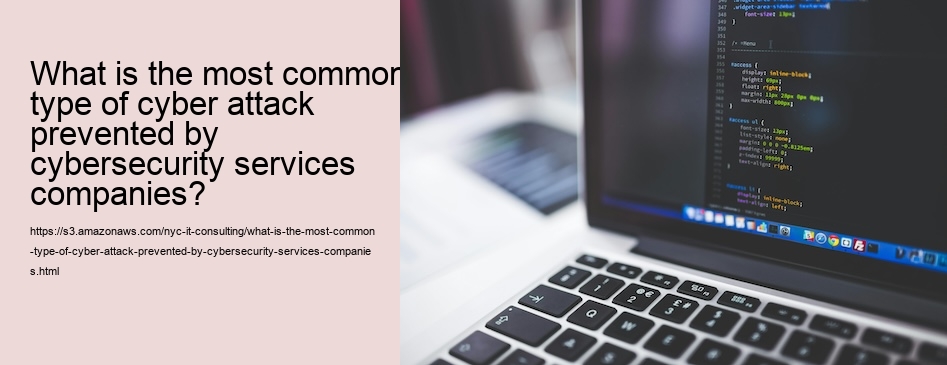 What is the most common type of cyber attack prevented by cybersecurity services companies?