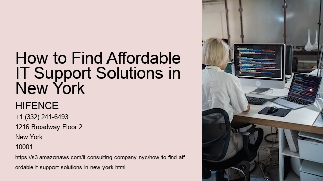 How to Find Affordable IT Support Solutions in New York