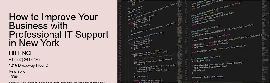 How to Improve Your Business with Professional IT Support in New York