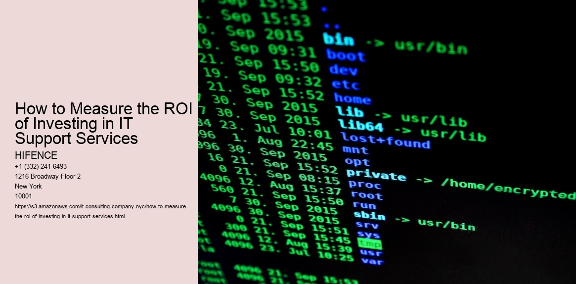 How to Measure the ROI of Investing in IT Support Services