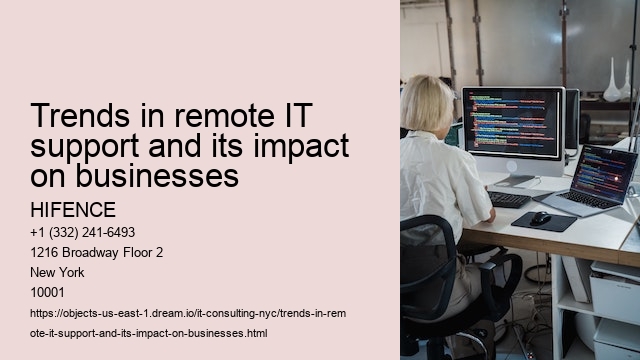 Trends in remote IT support and its impact on businesses