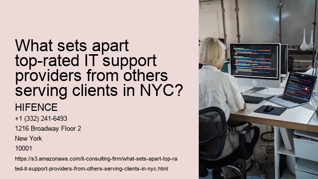 What sets apart top-rated IT support providers from others serving clients in NYC?