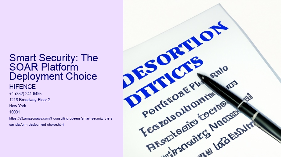 Smart Security: The SOAR Platform Deployment Choice
