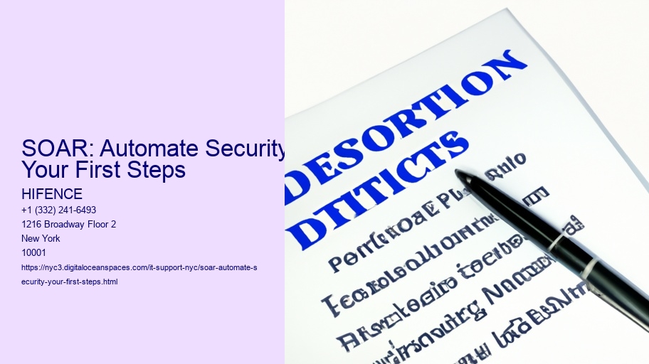 SOAR: Automate Security Your First Steps