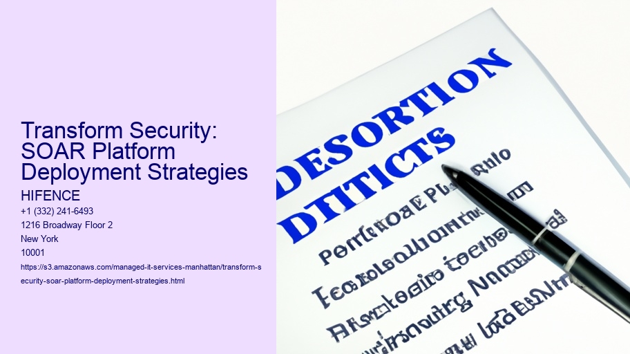 Transform Security: SOAR Platform Deployment Strategies