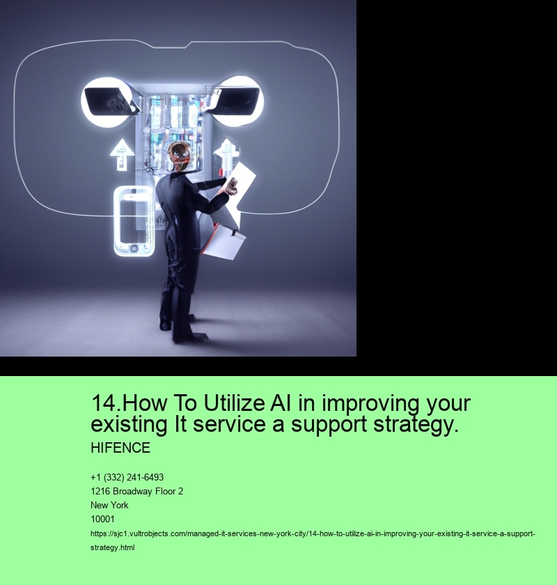 14.How To Utilize AI in improving your existing It service a support strategy.