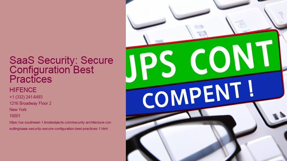 SaaS Security: Secure Configuration Best Practices