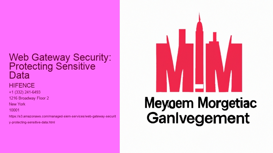Web Gateway Security: Protecting Sensitive Data