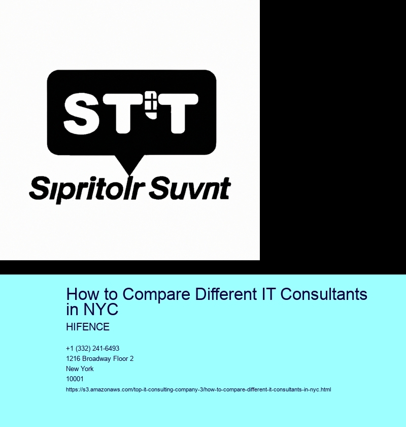 How to Compare Different IT Consultants in NYC