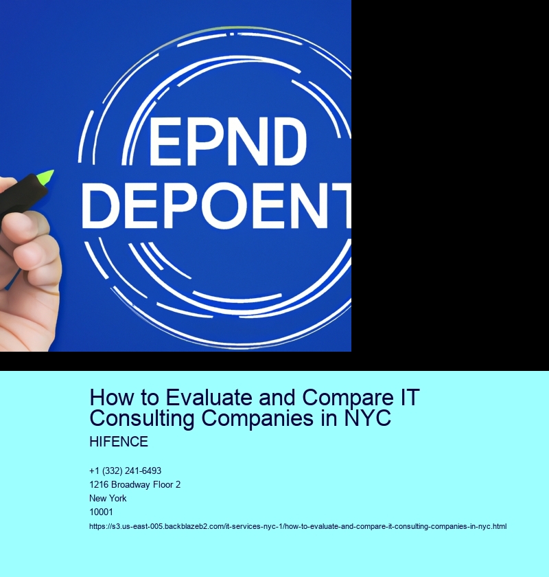 How to Evaluate and Compare IT Consulting Companies in NYC