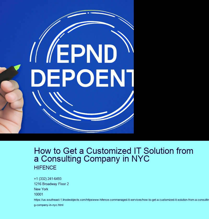 How to Get a Customized IT Solution from a Consulting Company in NYC
