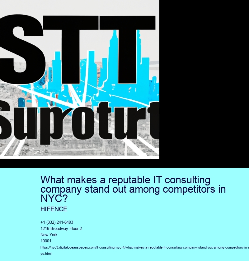 What makes a reputable IT consulting company stand out among competitors in NYC?