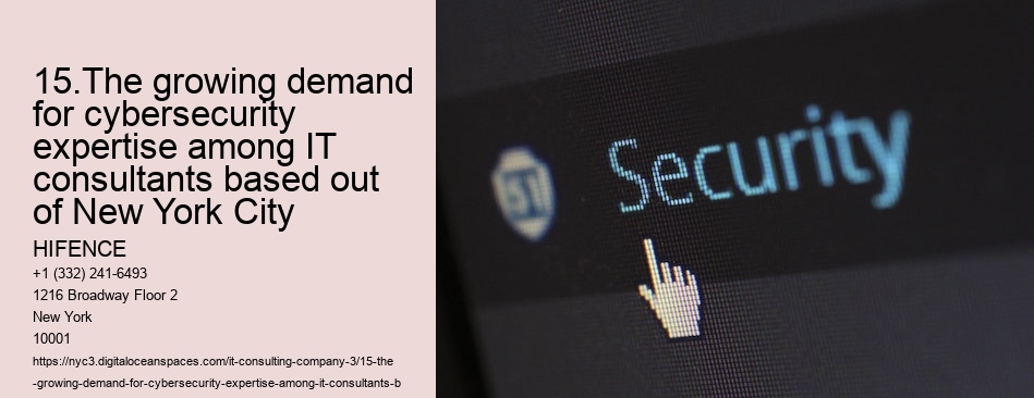 15.The growing demand for cybersecurity expertise among IT consultants based out of New York City