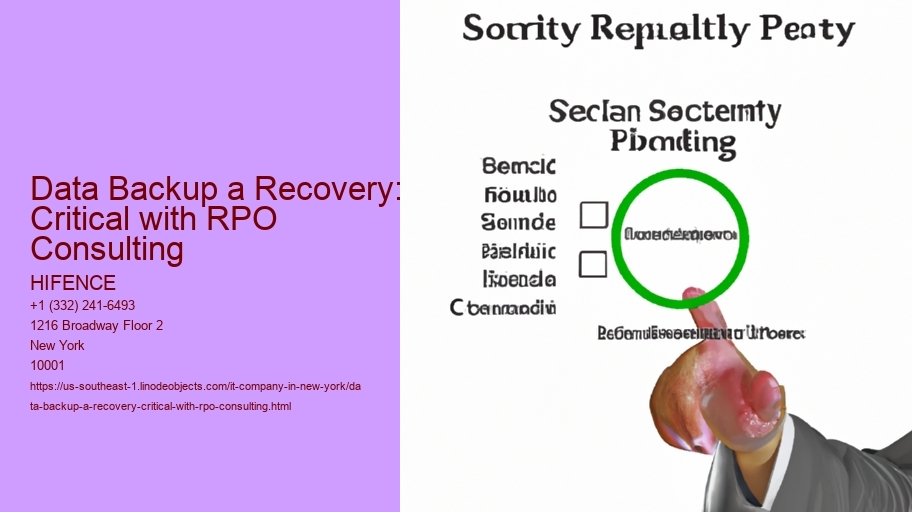 Data Backup a Recovery: Critical with RPO Consulting