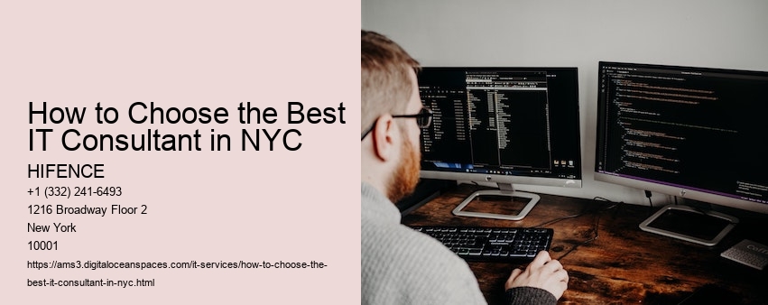 How to Choose the Best IT Consultant in NYC