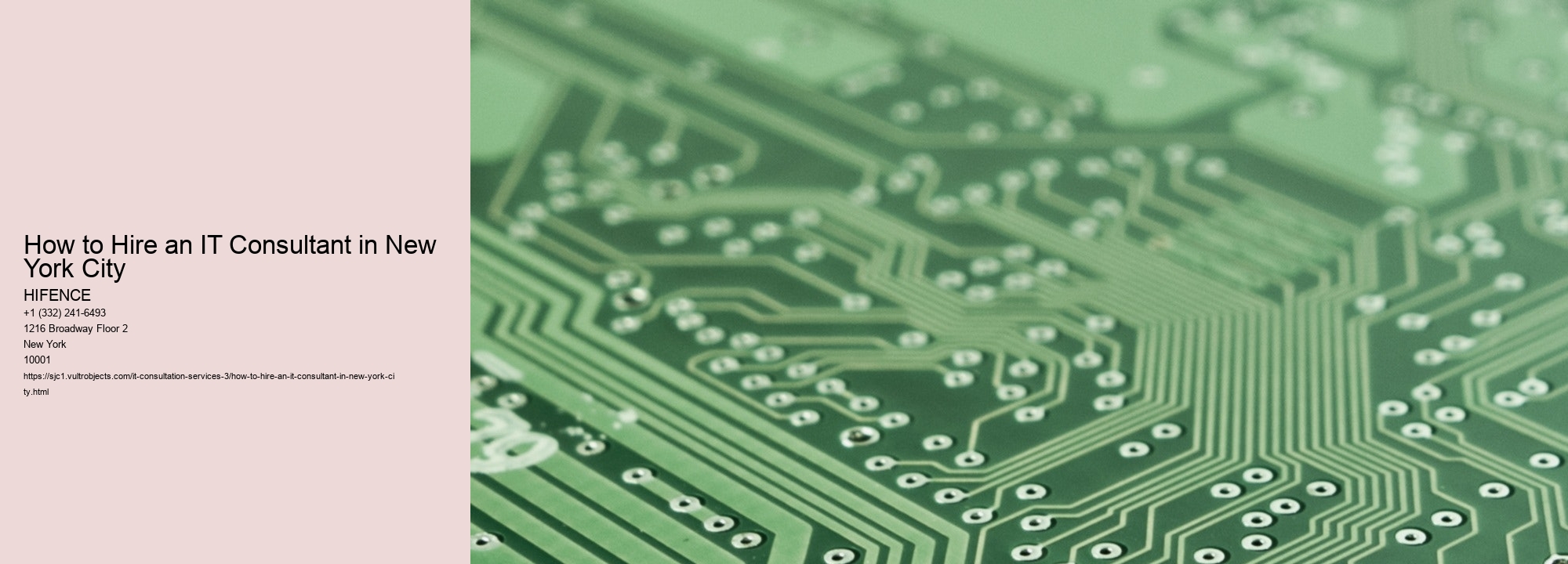How to Hire an IT Consultant in New York City