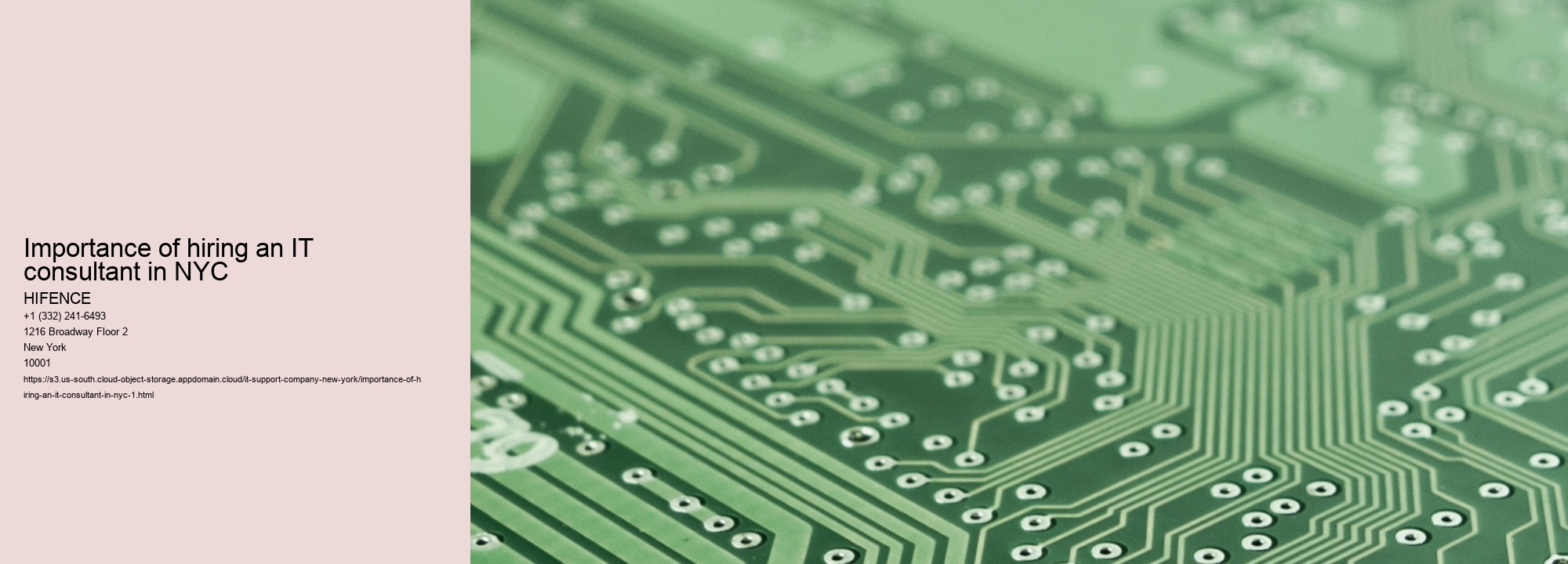 Importance of hiring an IT consultant in NYC