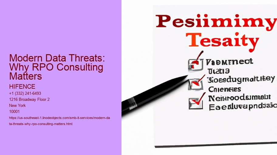 Modern Data Threats: Why RPO Consulting Matters