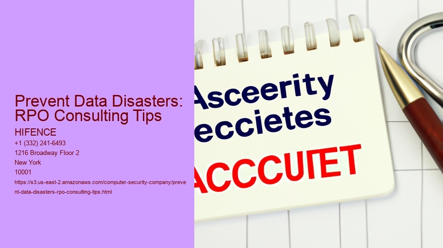 Prevent Data Disasters: RPO Consulting Tips