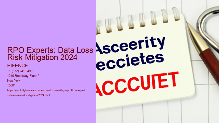 RPO Experts: Data Loss Risk Mitigation 2024