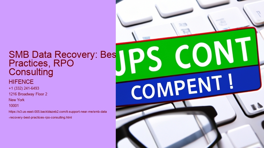 SMB Data Recovery: Best Practices, RPO Consulting