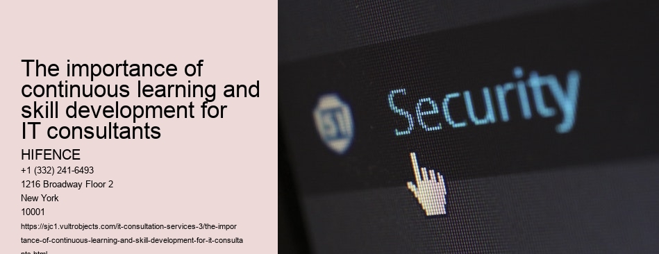 The importance of continuous learning and skill development for IT consultants 