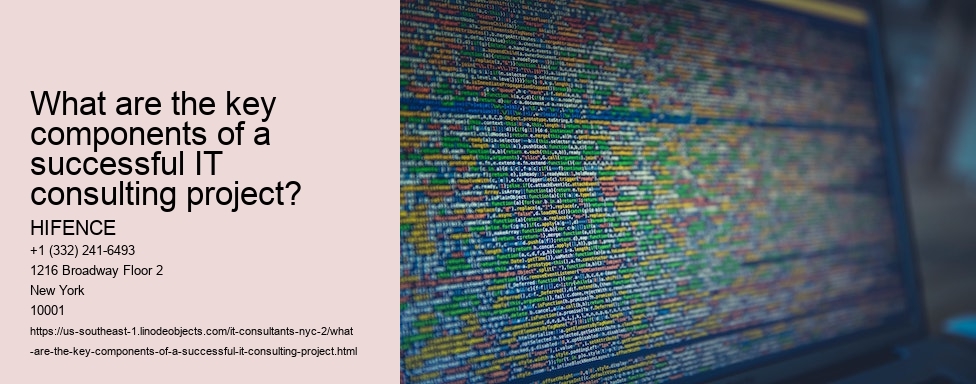 What are the key components of a successful IT consulting project?