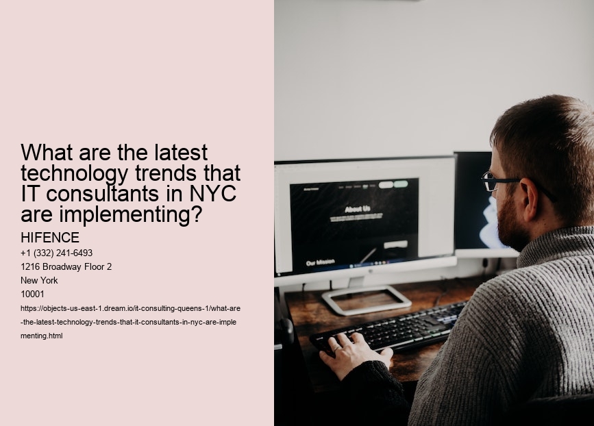 What are the latest trends in IT consulting and services?